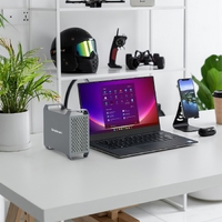 Simplecom SE482 SuperSpeed USB Dual Bay 3.5" SATA Hard Drive RAID Enclosure USB-C RAID 0/1, JBOD thumbnail