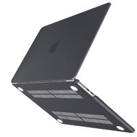 15 inch Air 2023 MacBook Air Matte Case  A2941 M2 Chip Hard Shell Case Keyboard Cover Black thumbnail
