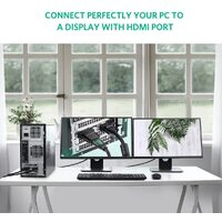 DVI-D 24+1 Male to HDMI Female Adapter Converter Gold Plated Support 1080P thumbnail