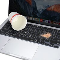 Keyboard Cover Skin For MacBook Pro 13 Pro 16 A2338 A2289 A2251 A2141 M1 M2 2020 to 2023 Black thumbnail