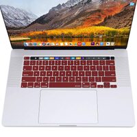 Keyboard Cover Skin For MacBook Pro 13 Pro 16 A2338 A2289 A2251 A2141 M1 M2 2020 to 2023 Wine Red thumbnail