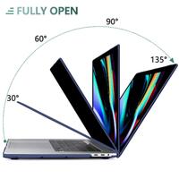 Navy Blue MacBook Pro 13 Inch Case 2016-2023 M1 M2 A2338 A2289 A2251 A2159 Hard Shell Case Keyboard Cover thumbnail