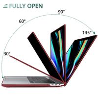Wine Red MacBook Pro 13 Inch Case 2016-2023 M1 M2 A2338 A2289 A2251 A2159 Hard Shell Case Keyboard Cover thumbnail