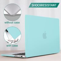 Suitable for  MacBook Pro 14 Max Inch Case 2023 2022 2021 M2 A2779 M1 A2442 Hardshell Case Keyboard Cover Turquoise thumbnail