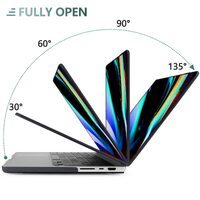 Suitable for  MacBook Pro 16 inch Case 2023 2022 2021 M2 A2780 A2485 M1 Pro/Max Hard Shell Case Keyboard Cover Black thumbnail