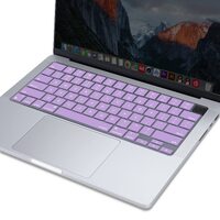 Keyboard Cover Skin For MacBook Air Pro 13 13.6 14 15.3 16 A2442 A2779 A2485 A2780 A2681 A2941 M1 M2 2021 to 2023 purple thumbnail