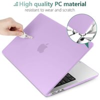 Suitable for  2023 2022 MacBook Air 13 inch case M2 Model A2681 Hard Shell Case Keyboard Cover Purple thumbnail