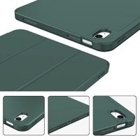 iPad 10th Case 10.9 Inch 2022 with Pencil Holder, Smart iPad Case with Soft TPU Auto Wake Sleep Dark Green thumbnail