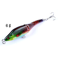 6x 9.5cm Vib Bait Fishing Lure Lures Hook Tackle Saltwater thumbnail