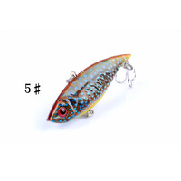 6x 6.5cm Vib Bait Fishing Lure Lures Hook Tackle Saltwater thumbnail