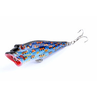 5X 8cm Popper Poppers Fishing Lure Lures Surface Tackle Fresh Saltwater thumbnail