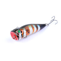 6X 7cm Popper Poppers Fishing Lure Lures Surface Tackle Fresh Saltwater thumbnail