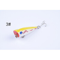 5X 5cm Popper Poppers Fishing Lure Lures Surface Tackle Fresh Saltwater thumbnail