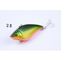 6x 7cm Vib Bait Fishing Lure Lures Hook Tackle Saltwater thumbnail