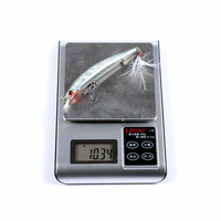 8x Popper Minnow 11.2cm Fishing Lure Lures Surface Tackle Fresh Saltwater thumbnail