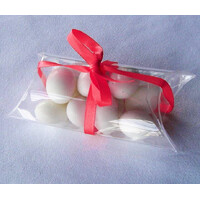 50 Pack of Pillow Rectangle Shaped Gift Box - Wedding or Product Bomboniere Jewelry Gift Party Favor Model Candy Chocolate Soap Box thumbnail