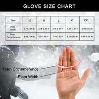 MTB Heated Gloves Medium for Mountain Road Bike Breathable Winter Autumn Cycling Camping Running Outdoor Sport Rockbros thumbnail