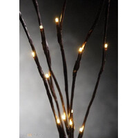 LED Light Bunch Stem - Warm White BATTERY fairy lights - 50cm high 20 bulbs/petals thumbnail