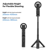 Ulanzi JJ03 Magnetic Phone Tripod Wireless Phone Grip Selfie Stick Desktop Tripod with Remote Control Photography Livestreaming thumbnail