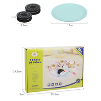 Kids Wooden Kitchen Tea Set Pretend Play thumbnail