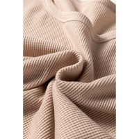 Parchment Textured Long Sleeve T Shirt and Pants Lounge Set - S thumbnail