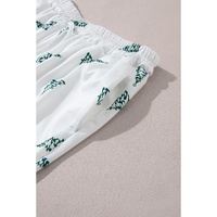Skobeloff Christmas Tree Print Tee and Pants Lounge Set - S thumbnail