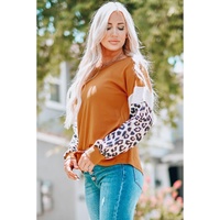 Azura Exchange Patchwork Sequin Long Sleeve Top - L thumbnail