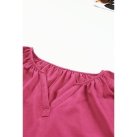 Azura Exchange Split V Neck Dolman Top - L thumbnail
