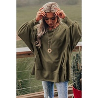Azura Exchange Oversized Patchwork Drop Shoulder Top - M thumbnail