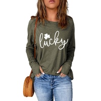Azura Exchange Lucky Clover Graphic Print Tunic Top - S thumbnail