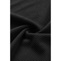 Azura Exchange Eyelet Sleeve Ribbed Knit Top - XL thumbnail