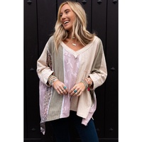 Azura Exchange Patchwork Oversized Top - S thumbnail