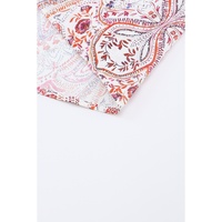 Azura Exchange Boho Print Shirred Cuffs Blouse - M thumbnail