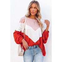 Azura Exchange Chevron Knit Top - L thumbnail