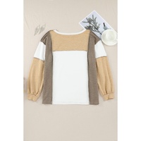 Azura Exchange Exposed Seam Color Block Patchwork Top - XL thumbnail