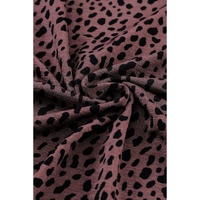 Azura Exchange Spotted Print Round Neck Long Sleeve Top - M thumbnail