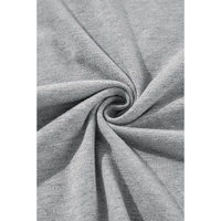 Gray Crew Neck Pleated Tank Top - S thumbnail