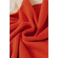 Orange Color Block Side Slits Raglan Sleeve Loose Fit Top - 2XL thumbnail