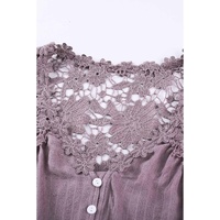 Azura Exchange Lace Button Top - M thumbnail