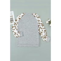 Azura Exchange Leopard Print Long Sleeve Top - XL thumbnail