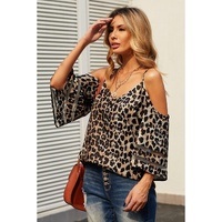 Azura Exchange Cold Shoulder Blouse - XL thumbnail