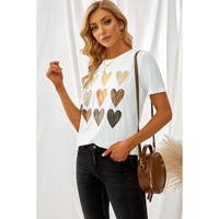 Azura Exchange Kind Heart Print T-shirt - 2XL thumbnail