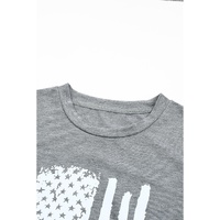 Azura Exchange Flag Print Short Sleeve Crewneck T-shirt - XL thumbnail