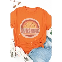 Azura Exchange Graphic Print Crewneck T-Shirt - Be The Sunshine - S thumbnail