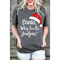 Azura Exchange Santa Hat Snowflake Tee - S thumbnail
