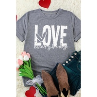 Azura Exchange LOVE everybody Graphic T-shirt - S thumbnail