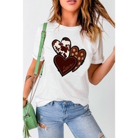 Azura Exchange Heart Print T-shirt - 2XL thumbnail