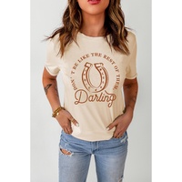 Azura Exchange Darling Letter Graphic Print T-Shirt - S thumbnail