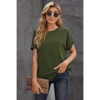 Azura Exchange Solid Color Short Sleeve Tee - S thumbnail