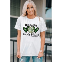 Azura Exchange Leopard Slogan Graphic Tee - S thumbnail